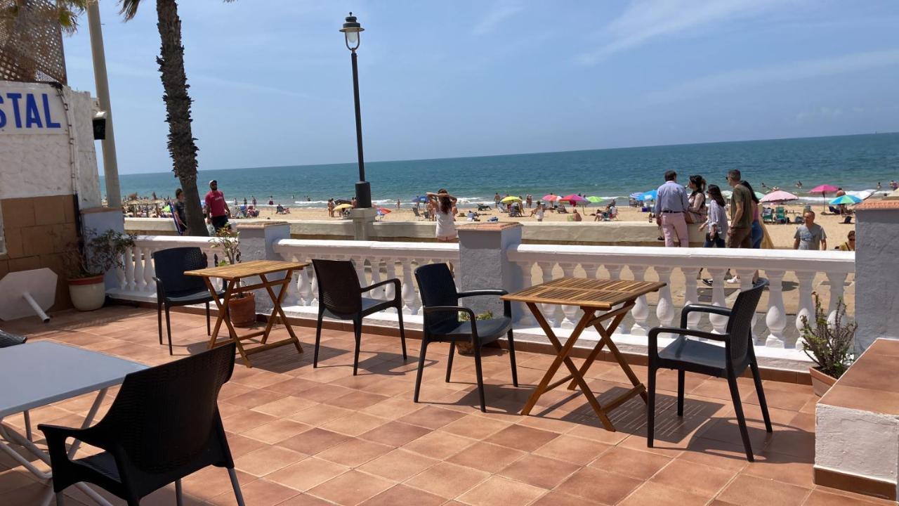 Tranvia Beach House Chipiona Bagian luar foto